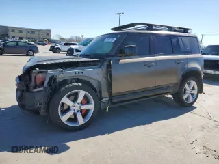 2022 Land Rover Defender z VIN SALEX7RU4N2064840, wystawiony jako Copart lot #47654755 z przebiegiem 20 633 mil mil oraz Szkoda całkowita • Salvage title. Historia ofert i sprzedaży dostępna na DreamBid. Obrazek 1.