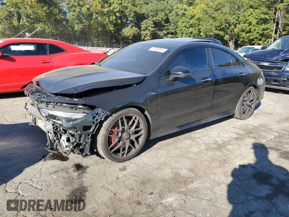 2020 Mercedes-Benz CLA 45 AMG with VIN W1K5J5DB6LN132320, listed as a Copart auction lot 75762514 with 44,839 mi miles and Salvage Title. Bid and sale history available at DreamBid. Image 1.