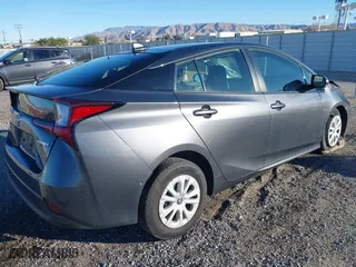 2020 Toyota Prius L Eco with VIN JTDKARFU2L3120891, listed as a IAAI auction lot 41318597 with 79,848 mi miles. Bid and sale history available at carsss.com. Image 4.