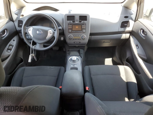 2015 Nissan LEAF SV with VIN 1N4AZ0CP1FC315812, listed as a Copart auction lot 63374323 with 64,358 mi miles. Bid and sale history available at carsss.com. Image 8.
