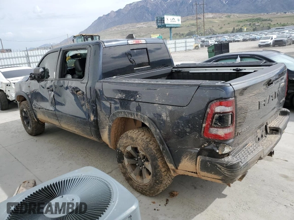 2020 Ram 1500 Rebel with VIN 1C6SRFLTXLN118580, listed as a Copart auction lot 54585955 with 39,028 mi miles and Salvage title. Bid and sale history available at DreamBid. Image 2.
