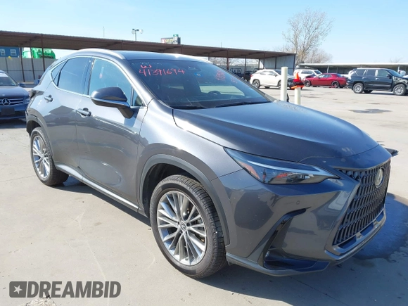 2022 Lexus NX 350h Premium with VIN 2T2GKCEZ5NC005043, listed as a IAAI auction lot 41391694 with 40,023 mi miles and . Bid and sale history available at DreamBid. Image 1.