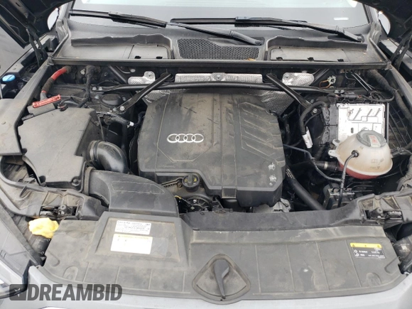 2022 Audi Q5 S line Premium with VIN WA1GAAFY0N2109689, listed as a Copart auction lot 54224605 with 111,964 mi miles and Salvage title. Bid and sale history available at DreamBid. Image 12.