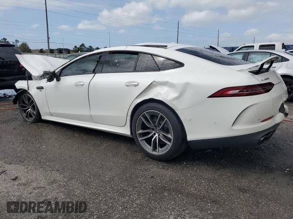 2019 Mercedes-Benz AMG GT 53 z VIN WDD7X6BB3KA003814, wystawiony jako Copart lot #48394245 z przebiegiem Nie podano mil oraz Nie do naprawy • Non repairable. Historia ofert i sprzedaży dostępna na DreamBid. Obrazek 2.