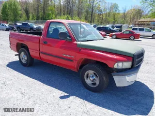 2001 Dodge Ram 1500 with VIN 1B7HC16Z01S710933, listed as a IAAI auction lot 42031458 with 153,542 mi miles. Bid and sale history available at carsss.com. Image 1.