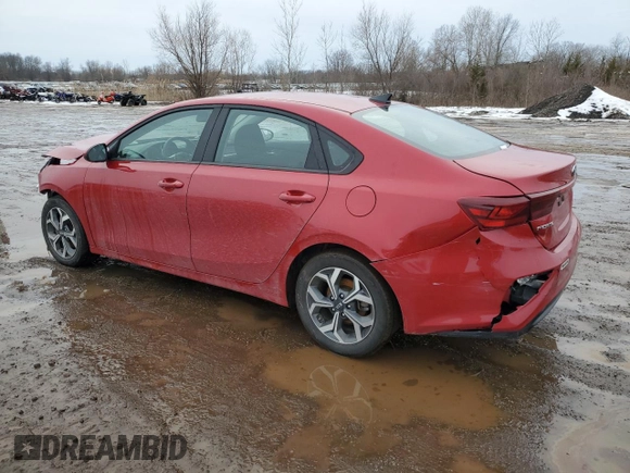 2021 Kia Forte LXS with VIN 3KPF24AD1ME390164, listed as a Copart auction lot 43323125 with 59,380 mi miles and Salvage Title. Bid and sale history available at carsss.com. Image 2.