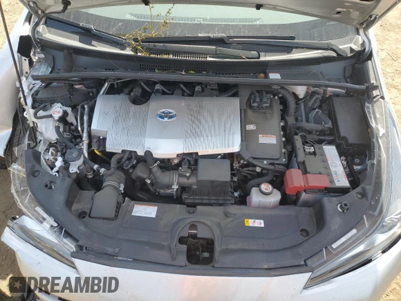 2022 Toyota Prius L Eco z VIN JTDKAMFU3N3186453, wystawiony jako Copart lot #57085015 z przebiegiem 29 944 mil mil oraz Szkoda całkowita • Salvage title. Historia ofert i sprzedaży dostępna na DreamBid. Obrazek 11.