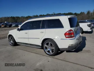 2008 Mercedes-Benz GL-Class 5.5L with VIN 4JGBF86E88A397239, listed as a Copart auction lot 49077385 with 207,217 mi miles and Salvage Title. Bid and sale history available at carsss.com. Image 2.