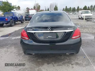 2015 Mercedes-Benz C-Class C 300 Luxury with VIN 55SWF4KB0FU061257, listed as a IAAI auction lot 41573625 with 87,736 mi miles. Bid and sale history available at carsss.com. Image 16.