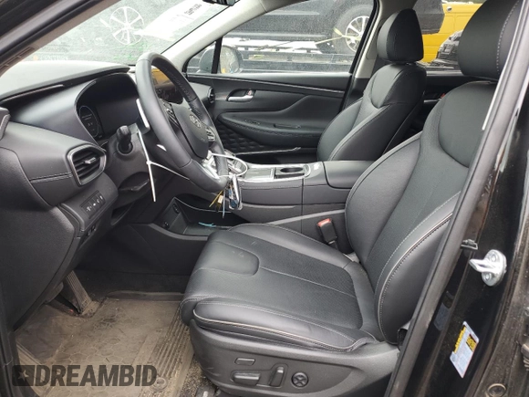 2023 Hyundai Santa Fe Hybrid Limited with VIN 5NMS5DA1XPH002065, listed as a Copart auction lot 59898194 with 37,169 mi miles and Salvage Title. Bid and sale history available at carsss.com. Image 7.