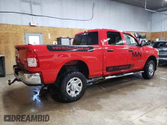 2020 Ram 2500 Tradesman with VIN 3C6UR5CJ4LG235307, listed as a Copart auction lot 52896775 with 105,167 mi miles and Salvage title. Bid and sale history available at DreamBid. Image 3.
