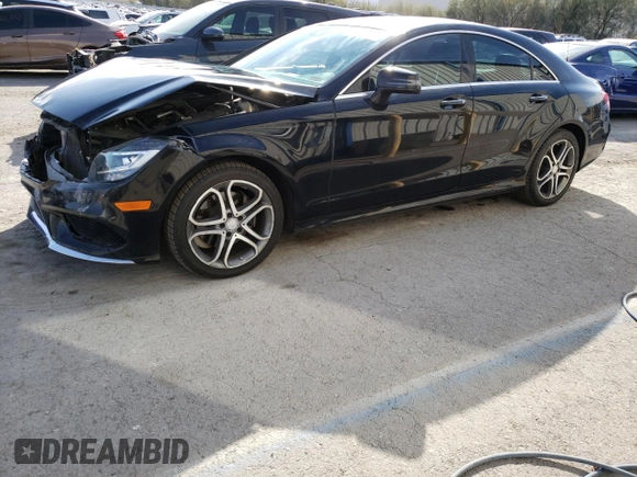 2015 Mercedes-Benz CLS-Class CLS 400 with VIN WDDLJ6FB3FA133981, listed as a Copart auction lot 45456704 with 93,020 mi miles. Bid and sale history available at carsss.com. Image 1.