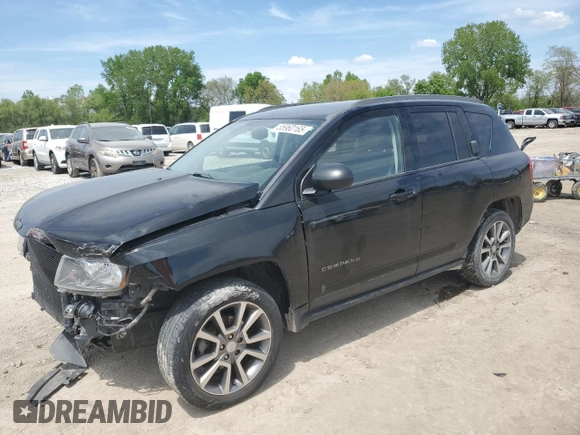 2016 Jeep Compass Sport SE with VIN 1C4NJCBA8GD649929, listed as a Copart auction lot 55960165 with 109,601 mi miles and Salvage title. Bid and sale history available at DreamBid. Image 1.