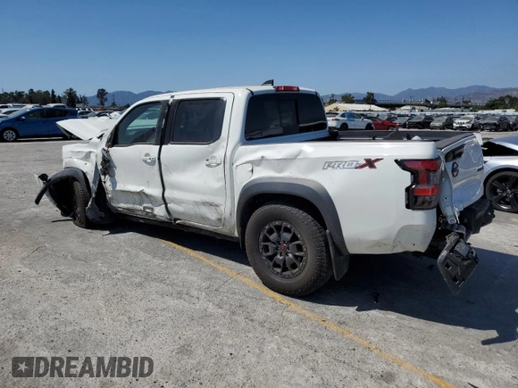 2023 Nissan Frontier SV with VIN 1N6ED1EJ3PN670640, listed as a Copart auction lot 58039525 with 15,302 mi miles and Salvage title. Bid and sale history available at DreamBid. Image 2.