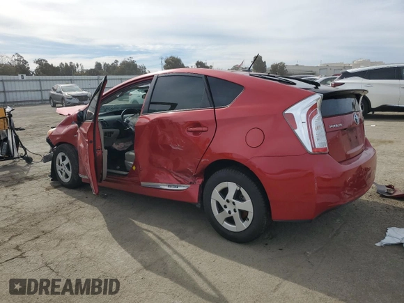 2014 Toyota Prius Four with VIN JTDKN3DU2E1771215, listed as a Copart auction lot 44829145 with Not Provided miles and Salvage Title. Bid and sale history available at DreamBid. Image 2.