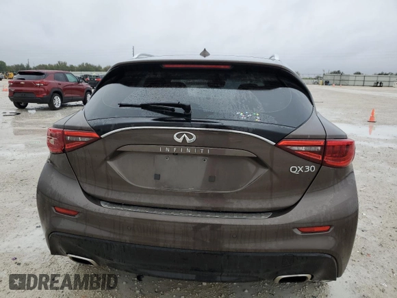 2017 Infiniti QX30 with VIN SJKCH5CP9HA033089, listed as a Copart auction lot 88962245 with 78,942 mi miles and Clean title. Bid and sale history available at DreamBid. Image 6.