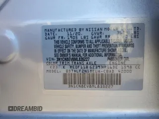 2021 Nissan Versa SV with VIN 3N1CN8EV8ML835227, listed as a Copart auction lot 49440045 with 70,415 mi miles and Non Repairable. Bid and sale history available at DreamBid. Image 14.