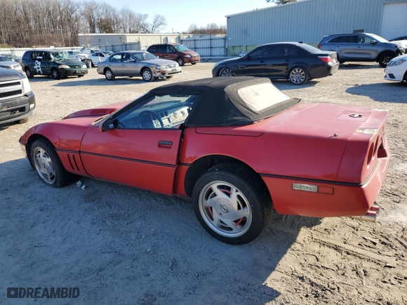 1989 Chevrolet Corvette with VIN 1G1YY3189K5121853, listed as a Copart auction lot 88135295 with 0 mi miles and Salvage Title. Bid and sale history available at carsss.com. Image 2.