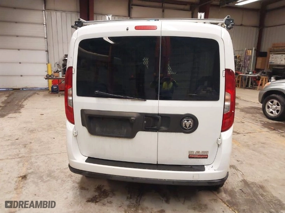 2019 Ram ProMaster City Cargo Van Tradesman SLT with VIN ZFBHRFBB2K6N02084, listed as a IAAI auction lot 41666797 with 84,146 mi miles. Bid and sale history available at carsss.com. Image 16.