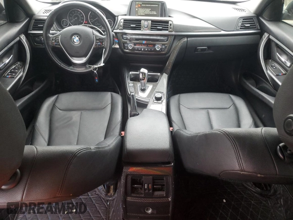 2014 BMW 3 Series 328i with VIN WBA3C1C56EK108374, listed as a Copart auction lot 52902485 with 136,407 mi miles and Salvage Title. Bid and sale history available at carsss.com. Image 9.