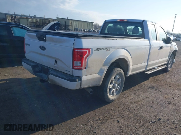 2016 Ford F-150 XLT with VIN 1FTEX1EFXGKF43665, listed as a IAAI auction lot 41972939 with 114,589 mi miles and . Bid and sale history available at carsss.com. Image 4.