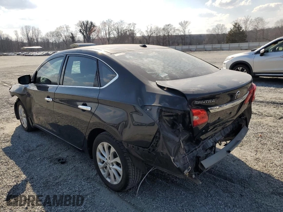 2018 Nissan Sentra SV with VIN 3N1AB7AP7JY275099, listed as a Copart auction lot 49343965 with 55,933 mi miles and Salvage Title. Bid and sale history available at carsss.com. Image 2.