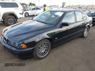 2003 BMW 5 Series 530iA with VIN WBADT63413CK29281, listed as a IAAI auction lot 41476903 with 85,691 mi miles. Bid and sale history available at carsss.com. Image 2.