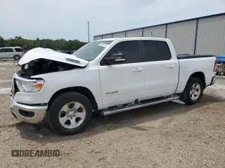 2022 Ram 1500 Big Horn with VIN 1C6RREFG2NN227853, listed as a Copart auction lot 54962724 with 61,605 mi miles and Salvage title. Bid and sale history available at DreamBid. Image 1.
