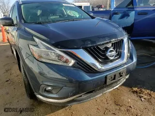 2018 Nissan Murano Platinum with VIN 5N1AZ2MH8JN107125, listed as a Copart auction lot 45966315 with 80,697 mi miles and Salvage Title. Bid and sale history available at carsss.com. Image 14.