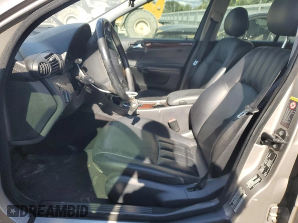 2005 Mercedes-Benz C 240 with VIN WDBRF81J65F675866, listed as a Copart auction lot 85534514 with 150,767 mi miles and Salvage Title. Bid and sale history available at DreamBid. Image 7.