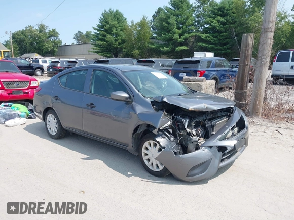 2019 Nissan Versa SV with VIN 3N1CN7AP5KL819887, listed as a IAAI auction lot 40090171 with Not provided miles and . Bid and sale history available at DreamBid. Image 1.