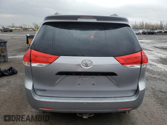 2012 Toyota Sienna with VIN 5TDZK3DC1CS213175, listed as a Copart auction lot 55475615 with 216,082 mi miles and Salvage title. Bid and sale history available at DreamBid. Image 6.