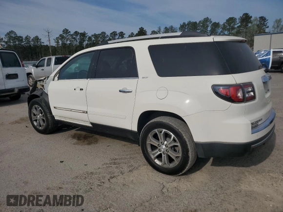 2015 GMC Acadia SLT z VIN 1GKKVRKD4FJ161313, wystawiony jako Copart lot #50782075 z przebiegiem 130 649 mil mil oraz Szkoda całkowita • Salvage title. Historia ofert i sprzedaży dostępna na DreamBid. Obrazek 2.