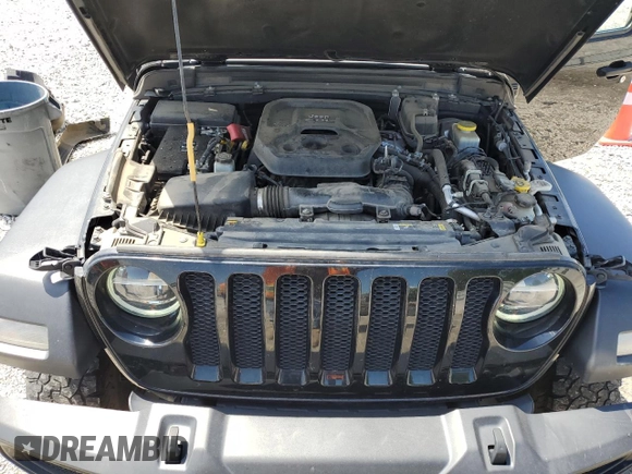 2021 Jeep Wrangler Unlimited Willys с VIN 1C4HJXDN1MW584099, выставлен на аукционе Copart как лот 56544645 с пробегом 81 143 миль миль и Списание • Salvage title. История ставок и продаж доступна на DreamBid. Изображение 11.