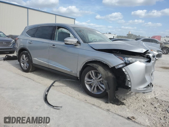 2022 Acura MDX with VIN 5J8YD9H30NL009797, listed as a Copart auction lot 80656234 with 59,645 mi miles and Non repairable. Bid and sale history available at DreamBid. Image 4.