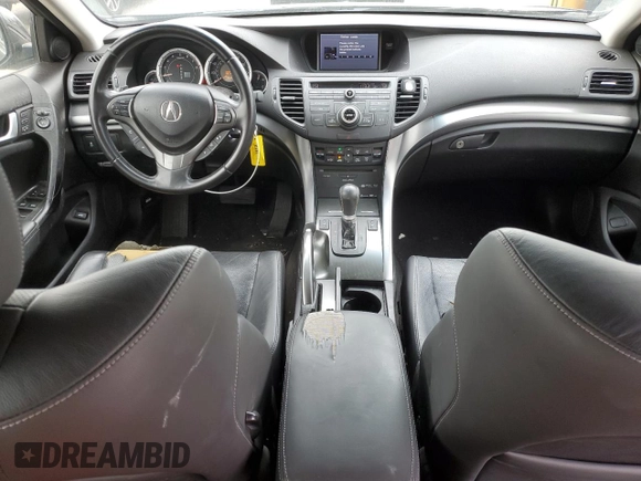 2012 Acura TSX Tech Pkg with VIN JH4CU2F68CC004128, listed as a Copart auction lot 53658495 with 161,851 mi miles and Salvage Title. Bid and sale history available at carsss.com. Image 8.