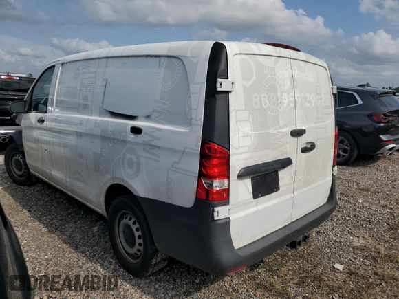 2023 Mercedes-Benz Metris Cargo with VIN W1YV0BEY3P4275604, listed as a Copart auction lot 54118775 with 38,783 mi miles and Salvage title. Bid and sale history available at DreamBid. Image 2.
