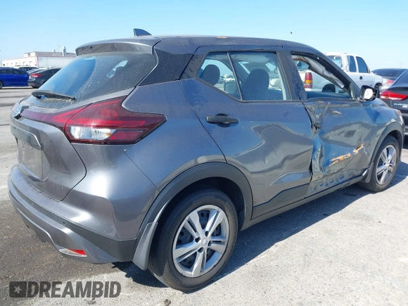 2021 Nissan Kicks S with VIN 3N1CP5BV2ML528505, listed as a IAAI auction lot 42206862 with 44,081 mi miles and . Bid and sale history available at DreamBid. Image 4.