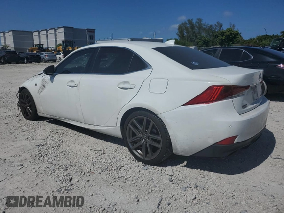 2020 Lexus IS 300 F Sport with VIN JTHGA1D22L5109014, listed as a Copart auction lot 58302165 with 88,937 mi miles and Non repairable. Bid and sale history available at DreamBid. Image 2.
