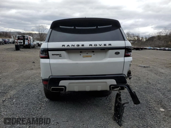 2021 Land Rover Range Rover Sport HSE Silver Edition with VIN SALWR2SUXMA758190, listed as a Copart auction lot 53045055 with 56,802 mi miles and Salvage title. Bid and sale history available at DreamBid. Image 6.