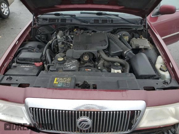 2005 Mercury Grand Marquis GS with VIN 2MEFM74W05X604628, listed as a Copart auction lot 51332335 with 165,224 mi miles and Salvage Title. Bid and sale history available at DreamBid. Image 11.