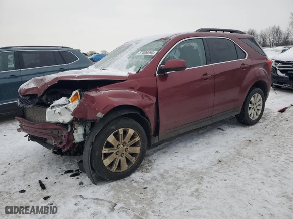 2010 Chevrolet Equinox LT w/1LT with VIN 2CNFLEEYXA6271777, listed as a Copart auction lot 87406894 with 190,366 mi miles and Clean Title. Bid and sale history available at carsss.com. Image 1.