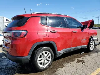 2017 Jeep Compass Sport with VIN 3C4NJCAB2HT658261, listed as a Copart auction lot 75200444 with Not Provided miles and Salvage Title. Bid and sale history available at carsss.com. Image 3.