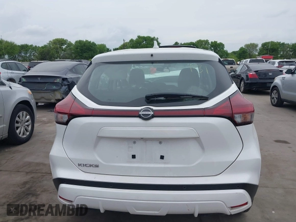 2022 Nissan Kicks S with VIN 3N1CP5BV7NL524872, listed as a IAAI auction lot 41886300 with 24,111 mi miles. Bid and sale history available at carsss.com. Image 15.