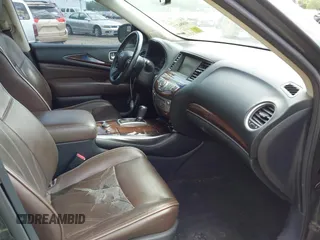 2013 Infiniti JX35 with VIN 5N1AL0MN8DC301195, listed as a IAAI auction lot 41886277 with 189,743 mi miles and . Bid and sale history available at DreamBid. Image 5.