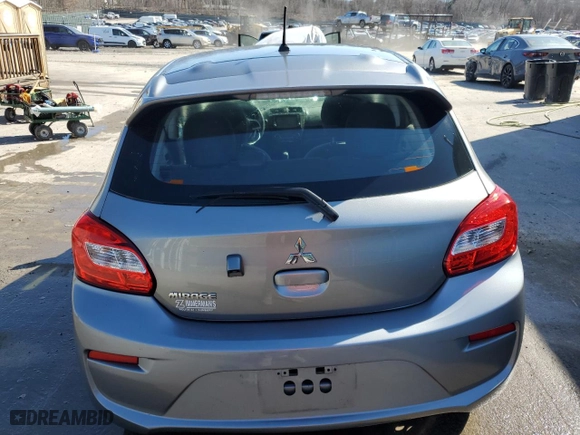 2020 Mitsubishi Mirage ES with VIN ML32A3HJXLH002822, listed as a Copart auction lot 48404015 with 68,876 mi miles and Salvage Title. Bid and sale history available at carsss.com. Image 6.