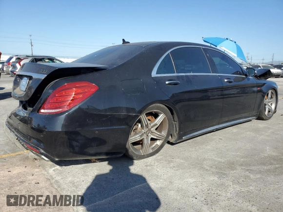 2015 Mercedes-Benz S 63 AMG z VIN WDDUG7JB5FA105017, wystawiony jako Copart lot #57890015 z przebiegiem 104 202 mil mil oraz Czysty tytuł • Clean title. Historia ofert i sprzedaży dostępna na DreamBid. Obrazek 3.