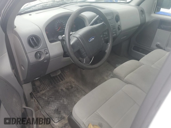 2007 Ford F-150 XL with VIN 1FTRF12237KB72726, listed as a Copart auction lot 61020995 with 213,560 mi miles and Clean title. Bid and sale history available at DreamBid. Image 8.