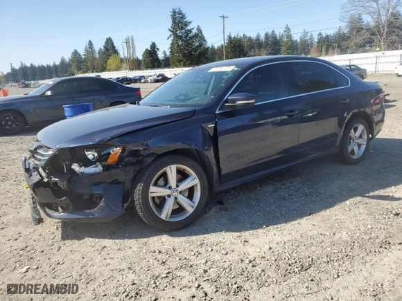 2014 Volkswagen Passat Wolfsburg Ed with VIN 1VWAT7A32EC052116, listed as a Copart auction lot 52789725 with 115,995 mi miles and Salvage Title. Bid and sale history available at carsss.com. Image 1.