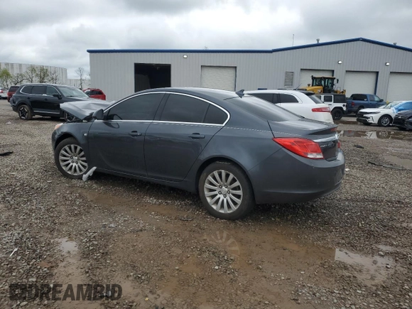 2011 Buick Regal CXL RL4 with VIN 2G4GS5EC6B9190352, listed as a Copart auction lot 55915305 with 83,378 mi miles and Salvage title. Bid and sale history available at DreamBid. Image 2.